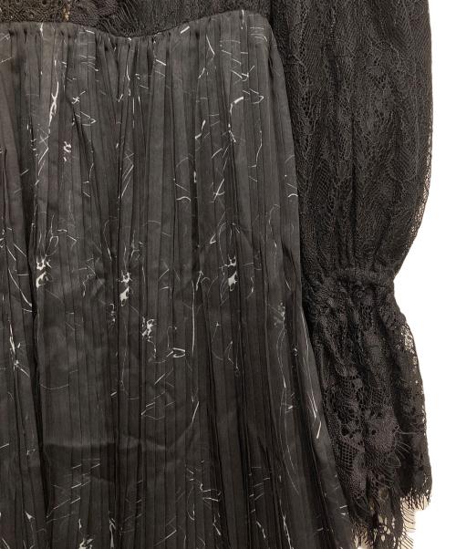 HER LIP TO（ハーリップトゥ）Her lip to (ハーリップトゥ) Vivienne Floral Lace Dress ブラック サイズ:M 未使用品の古着・服飾アイテム