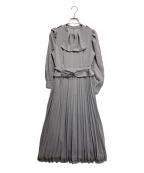 HER LIP TOハーリップトゥ）の古着「Chelsea Pleated Long Dress」｜ブルー