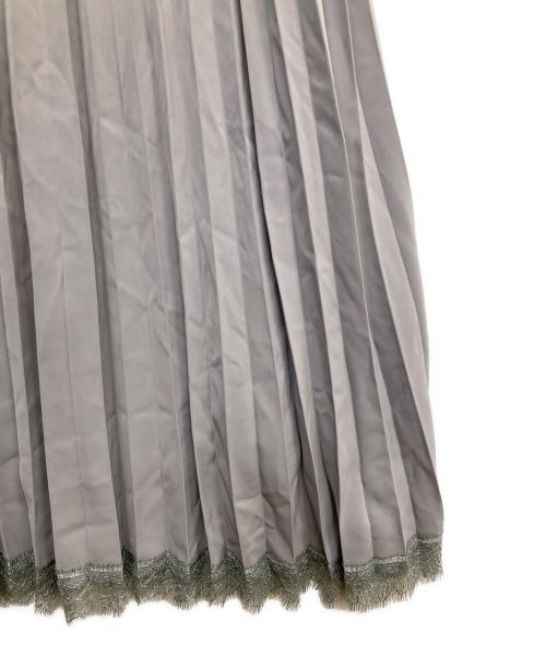 HER LIP TO（ハーリップトゥ）Her lip to (ハーリップトゥ) Chelsea Pleated Long Dress ブルー サイズ:Mの古着・服飾アイテム