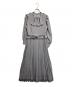 Her lip to（ハーリップトゥ）の古着「Chelsea Pleated Long Dress」｜ブルー
