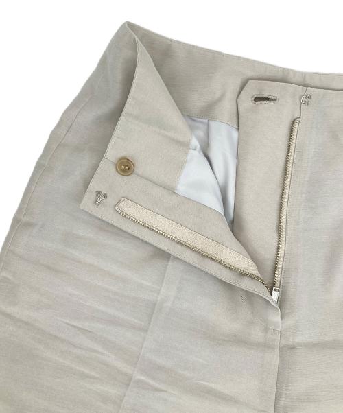 Whim Gazette（ウィムガゼット）Whim Gazette (ウィムガゼット) シアーハイウエストパンツ ベージュ サイズ:36の古着・服飾アイテム