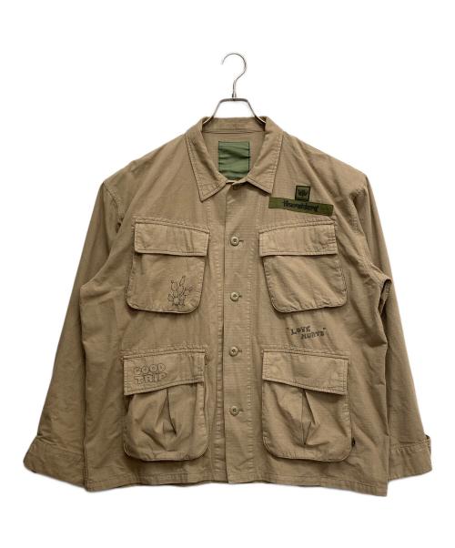 Liberaiders（リベレイダース）Liberaiders (リベレイダース) HIGH DESERT FATIGUE JACKET カーキ サイズ:XLの古着・服飾アイテム