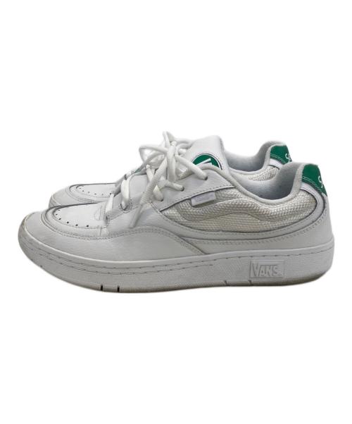 VANS（ヴァンズ）VANS (ヴァンズ) Setinn (セットイン) ローカットスニーカー ホワイト×グリーン サイズ:28.5の古着・服飾アイテム