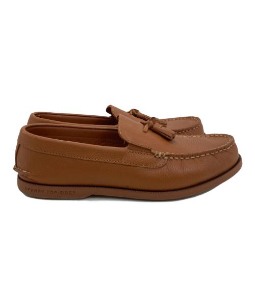 SPERRY TOP-SIDER（スペリートップサイダー）SPERRY TOP-SIDER (スペリートップサイダー) CLOUD PLUSH TASSEL ブラウン サイズ:27.5の古着・服飾アイテム
