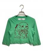 siilonシーロン）の古着「Anne T-shirt」｜グリーン