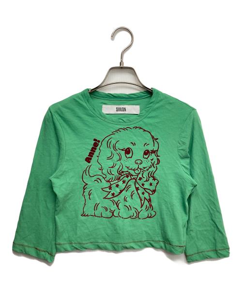 siilon（シーロン）siilon (シーロン) Anne T-shirt グリーン サイズ:1の古着・服飾アイテム