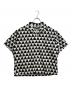 NEIGHBORHOOD（ネイバーフッド）の古着「TRIANGLE PATTERN HAWAIIAN SHIRT SS」｜ホワイト×ブラック