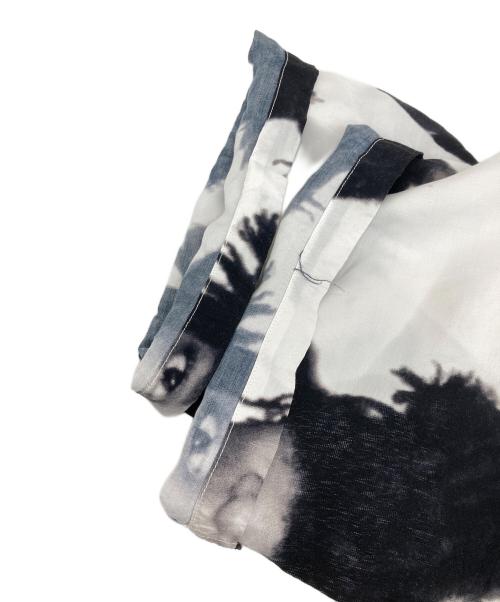 WACKO MARIA（ワコマリア）WACKO MARIA (ワコマリア) JEAN MICHEL BASQUIAT S/S HAWAIIAN SHIRT ホワイト×ブラック サイズ:XLの古着・服飾アイテム