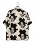 WACKO MARIA (ワコマリア) JEAN MICHEL BASQUIAT S/S HAWAIIAN SHIRT ホワイト×ブラック サイズ:XL：16000円