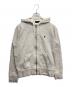 POLO RALPH LAUREN（ポロ・ラルフローレン）の古着「CLASSIC FULL-ZIP FLEECE HOODIE」｜ライトグレー