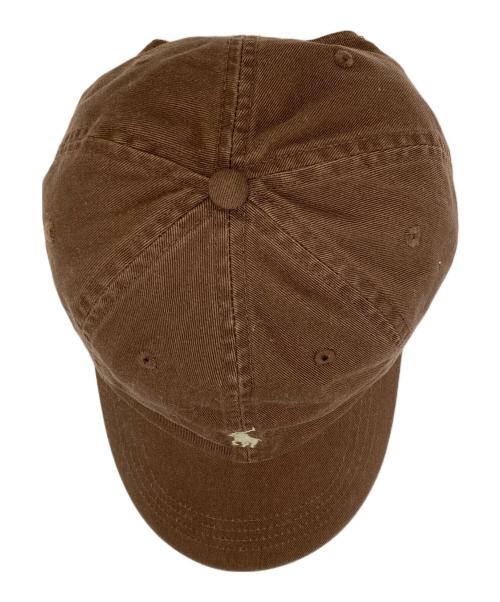 POLO RALPH LAUREN（ポロ・ラルフローレン）POLO RALPH LAUREN (ポロ・ラルフローレン) ロゴキャップ ブラウンの古着・服飾アイテム
