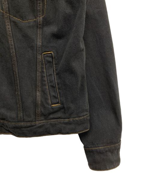 HARLEY-DAVIDSON（ハーレーダビッドソン）HARLEY-DAVIDSON (ハーレーダビッドソン) バック刺繍デニムジャケット ブラック サイズ:Lの古着・服飾アイテム