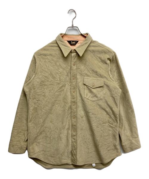 LEE（リー）LEE (リー) ベロアL/Sシャツ ベージュ サイズ:ＸＬの古着・服飾アイテム