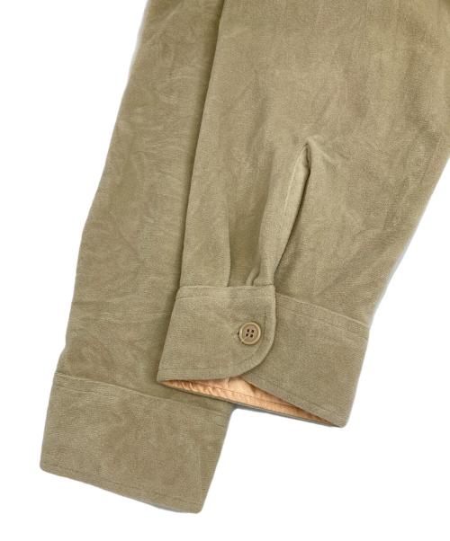 LEE（リー）LEE (リー) ベロアL/Sシャツ ベージュ サイズ:ＸＬの古着・服飾アイテム