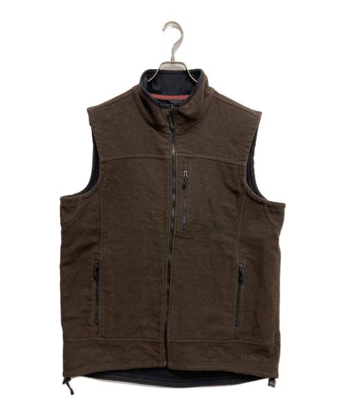 L.L.Bean（エルエルビーン）L.L.Bean (エルエルビーン) フリースベスト ブラウン サイズ:Lの古着・服飾アイテム