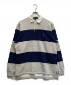 POLO RALPH LAURENポロ・ラルフローレン）の古着「ボーダーラガーシャツ」｜グレー
