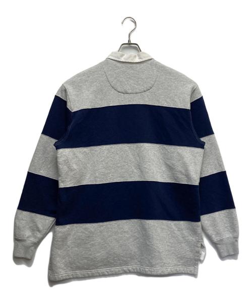 POLO RALPH LAUREN（ポロ・ラルフローレン）POLO RALPH LAUREN (ポロ・ラルフローレン) ボーダーラガーシャツ グレー サイズ:Mの古着・服飾アイテム