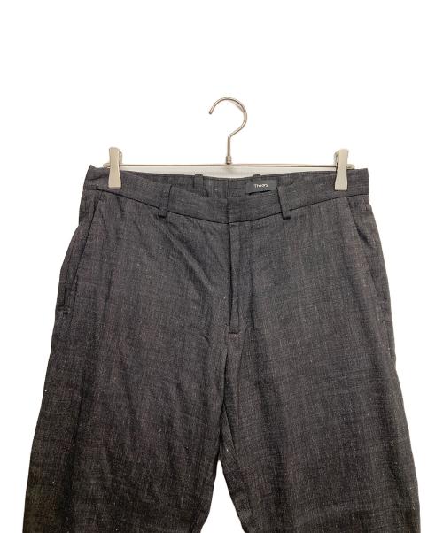 theory（セオリー）theory (セオリー) リネンブレンドパンツ ブラック サイズ:30の古着・服飾アイテム