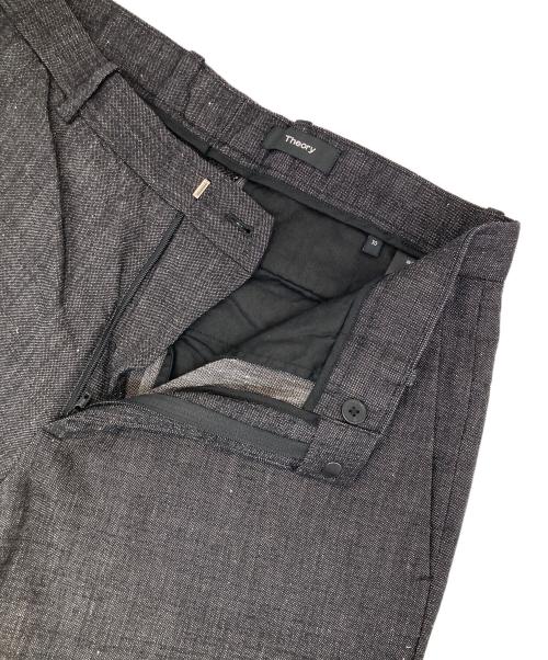 theory（セオリー）theory (セオリー) リネンブレンドパンツ ブラック サイズ:30の古着・服飾アイテム