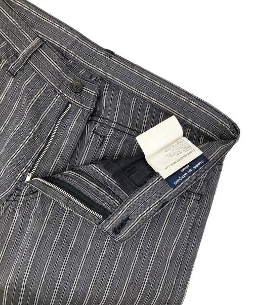 COMME des GARCONS HOMME（コムデギャルソン オム）COMME des GARCONS HOMME (コムデギャルソン オム) ヘリンボーンウールトラウザーパンツ ブラック サイズ:Mの古着・服飾アイテム