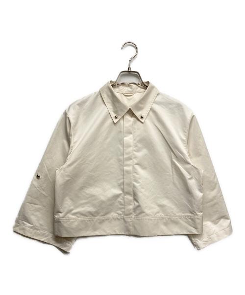 ANAYI（アナイ）ANAYI (アナイ) ツイルクロップドシャツ ホワイト サイズ:38の古着・服飾アイテム