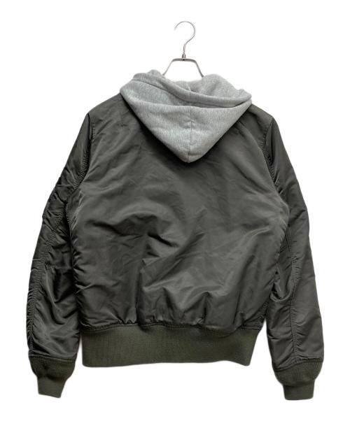 ALPHA（アルファ）ALPHA (アルファ) MA-1ジャケット カーキ サイズ:Mの古着・服飾アイテム
