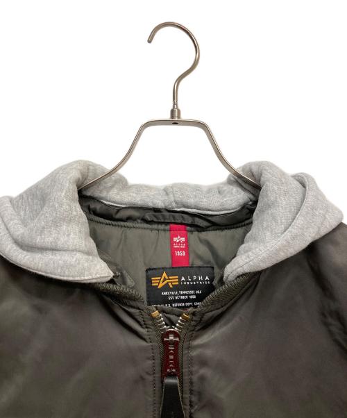 ALPHA（アルファ）ALPHA (アルファ) MA-1ジャケット カーキ サイズ:Mの古着・服飾アイテム