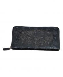 MCM（エムシーエム）の古着「ジップアラウンド ウォレット -ヴィセトス オリジナル」｜ブラック
