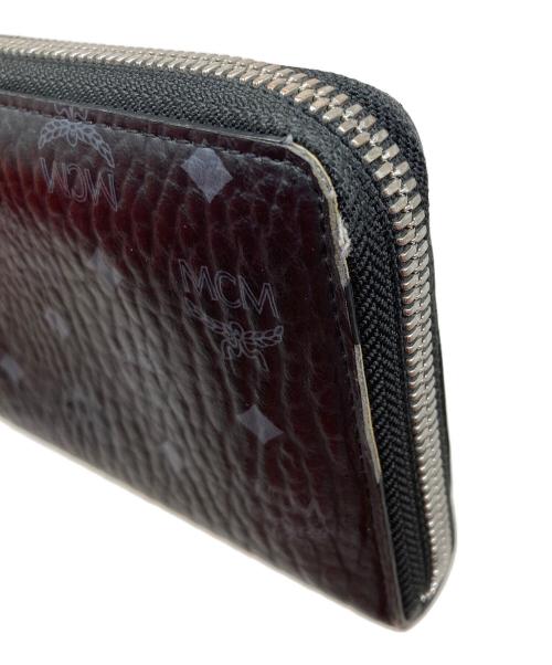 MCM（エムシーエム）MCM (エムシーエム) ジップアラウンド ウォレット -ヴィセトス オリジナル ブラックの古着・服飾アイテム