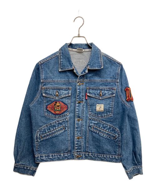MICKEY（ミッキー）MICKEY (ミッキー) 24MJ型 ディズニーデニムジャケット ブルー サイズ:Mの古着・服飾アイテム