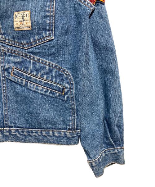 MICKEY（ミッキー）MICKEY (ミッキー) 24MJ型 ディズニーデニムジャケット ブルー サイズ:Mの古着・服飾アイテム