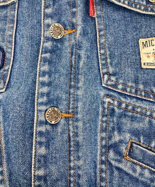 MICKEY（ミッキー）MICKEY (ミッキー) 24MJ型 ディズニーデニムジャケット ブルー サイズ:Mの古着・服飾アイテム