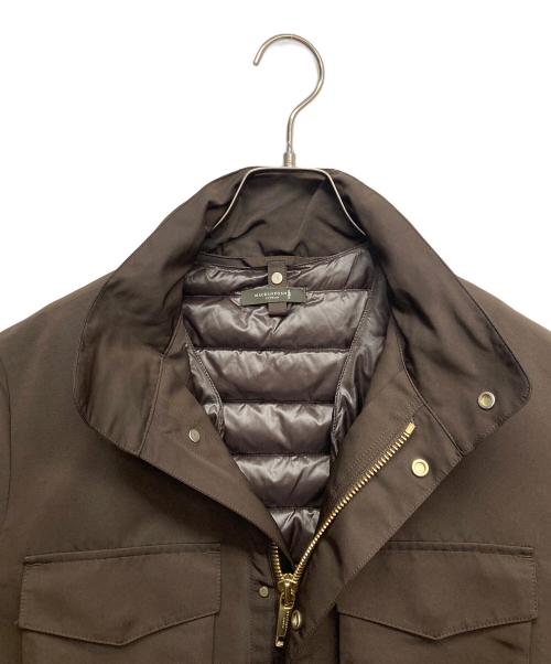 MACKINTOSH LONDON（マッキントッシュ ロンドン）MACKINTOSH LONDON (マッキントッシュ ロンドン) ライナー付M-65 型ダウンジャケット ブラウン サイズ:38の古着・服飾アイテム