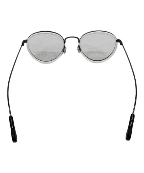MONCLER（モンクレール）MONCLER (モンクレール) ボストンシェイプグラス ブラック×ホワイト サイズ:SIZE 50-21の古着・服飾アイテム