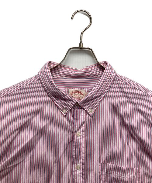 BROOKS BROTHERS（ブルックスブラザーズ）BROOKS BROTHERS (ブルックスブラザーズ) オーバーサイズストライプシャツ ピンク サイズ:XXLの古着・服飾アイテム