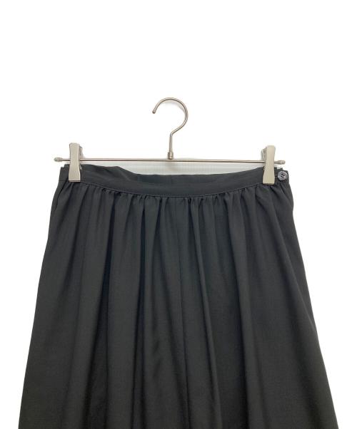 tricot COMME des GARCONS（トリココムデギャルソン）tricot COMME des GARCONS (トリココムデギャルソン) ウールフレアリボンスカート ブラック サイズ:無しの古着・服飾アイテム