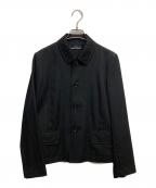 tricot COMME des GARCONSトリココムデギャルソン）の古着「ショートステンカラージャケット」｜ブラック