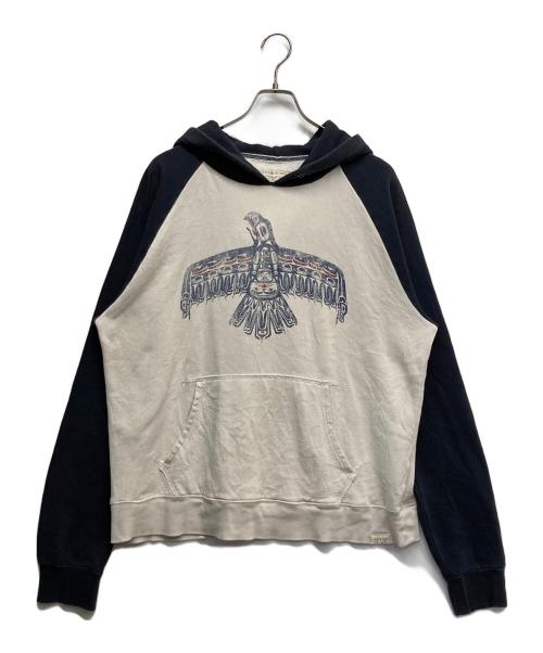 Denim & Supply Ralph Lauren（デニム＆サプライ ラルフローレン）DENIM & SUPPLY RALPH LAUREN (デニム＆サプライ ラルフローレン) ネイティブイーグルプリントパーカー ホワイト サイズ:XLの古着・服飾アイテム