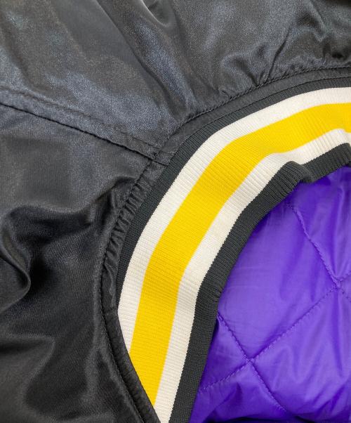 NIKE（ナイキ）NIKE (ナイキ) Los Angeles Lakers Courtside リバーシブルナイロンスタジャン ブラック サイズ:XLの古着・服飾アイテム