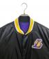 中古・古着 NIKE (ナイキ) Los Angeles Lakers Courtside リバーシブルナイロンスタジャン ブラック サイズ:XL：8000円