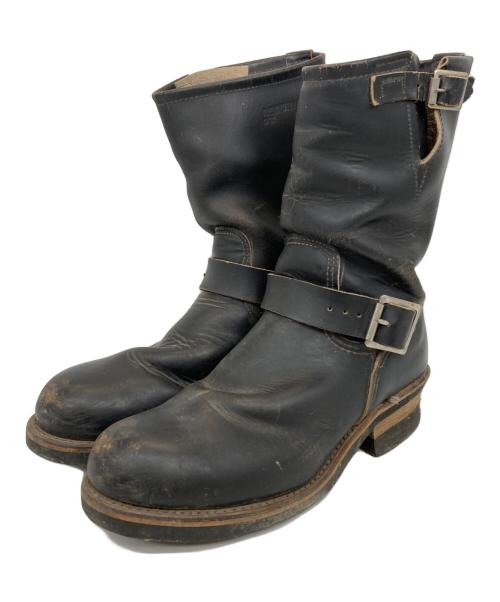 RED WING（レッドウィング）RED WING (レッドウィング) スチールトゥ・エンジニアブーツ ブラック サイズ:US 7Dの古着・服飾アイテム