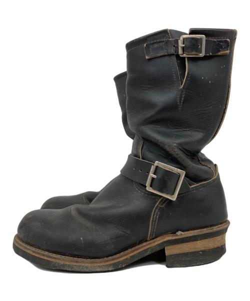 RED WING（レッドウィング）RED WING (レッドウィング) スチールトゥ・エンジニアブーツ ブラック サイズ:US 7Dの古着・服飾アイテム