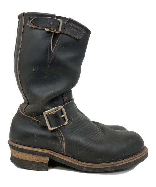 RED WING（レッドウィング）RED WING (レッドウィング) スチールトゥ・エンジニアブーツ ブラック サイズ:US 7Dの古着・服飾アイテム