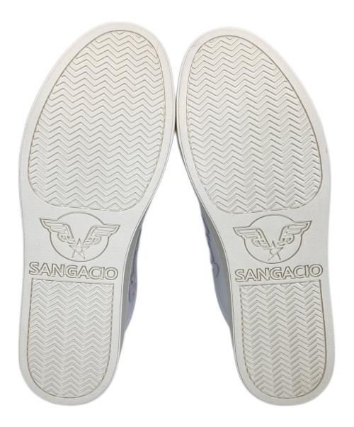 Sangacio（サンガッチョ）SANGACIO (サンガッチョ) SG8 ローカットスニーカー ホワイト サイズ:26.5の古着・服飾アイテム