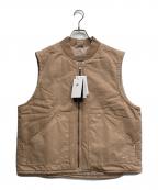 NIKEナイキ）の古着「NL DYE PADDED WORK VEST」｜ベージュ
