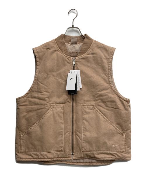 NIKE（ナイキ）NIKE (ナイキ) NL DYE PADDED WORK VEST ベージュ サイズ:XXLの古着・服飾アイテム