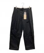 waiperワイパー）の古着「M-49 VENTILE  チノトラウザー」｜ブラック