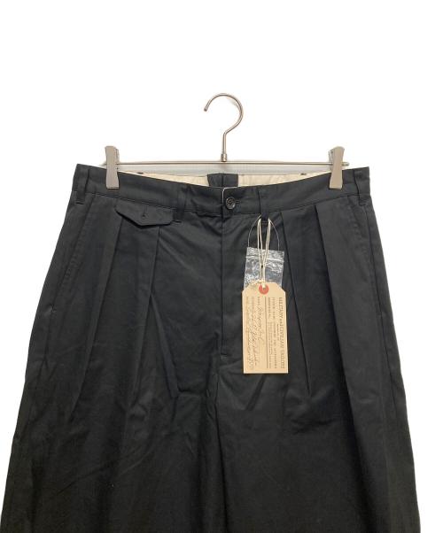 waiper（ワイパー）WAIPER (ワイパー) M-49 VENTILE  チノトラウザー ブラック サイズ:34Rの古着・服飾アイテム