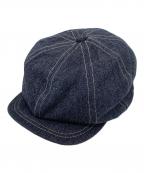 CPH×waiperシーピーエイチ×ワイパー）の古着「別注 510HTW HEATHER TWILL ヘザーツイルキャスケット “COMPACT”」｜ネイビー