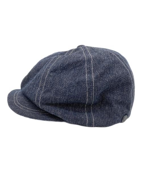 CPH（シーピーエイチ）CPH (シーピーエイチ) waiper (ワイパー) 別注 510HTW HEATHER TWILL ヘザーツイルキャスケット “COMPACT” ネイビー サイズ:Medium/Largeの古着・服飾アイテム